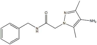  2-(4-amino-3,5-dimethyl-1H-pyrazol-1-yl)-N-benzylacetamide