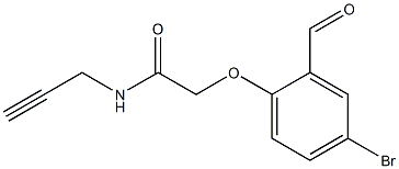 2-(4-bromo-2-formylphenoxy)-N-(prop-2-yn-1-yl)acetamide