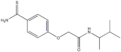 2-(4-carbamothioylphenoxy)-N-(3-methylbutan-2-yl)acetamide