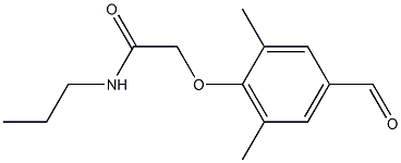  2-(4-formyl-2,6-dimethylphenoxy)-N-propylacetamide