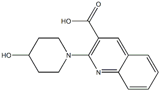 2-(4-hydroxypiperidin-1-yl)quinoline-3-carboxylic acid