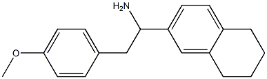  2-(4-methoxyphenyl)-1-(5,6,7,8-tetrahydronaphthalen-2-yl)ethan-1-amine