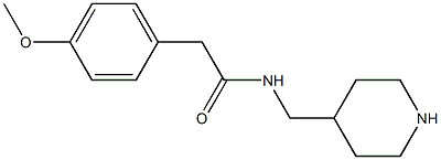 2-(4-methoxyphenyl)-N-(piperidin-4-ylmethyl)acetamide
