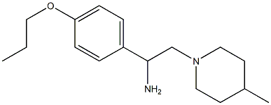 2-(4-methylpiperidin-1-yl)-1-(4-propoxyphenyl)ethanamine