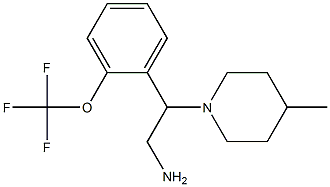  2-(4-methylpiperidin-1-yl)-2-[2-(trifluoromethoxy)phenyl]ethan-1-amine