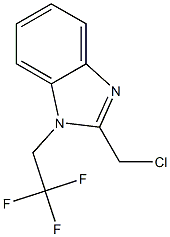 2-(chloromethyl)-1-(2,2,2-trifluoroethyl)-1H-1,3-benzodiazole|
