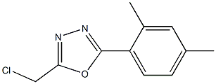 2-(chloromethyl)-5-(2,4-dimethylphenyl)-1,3,4-oxadiazole Structure