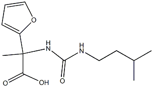 2-(furan-2-yl)-2-{[(3-methylbutyl)carbamoyl]amino}propanoic acid
