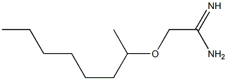 2-(octan-2-yloxy)ethanimidamide Structure
