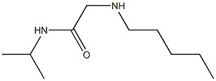 2-(pentylamino)-N-(propan-2-yl)acetamide 结构式