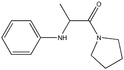 2-(phenylamino)-1-(pyrrolidin-1-yl)propan-1-one Struktur