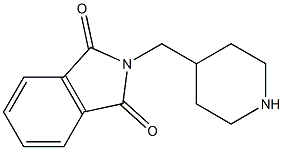 2-(piperidin-4-ylmethyl)-1H-isoindole-1,3(2H)-dione 结构式