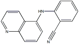 2-(quinolin-5-ylamino)benzonitrile Structure