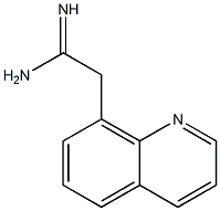 2-(quinolin-8-yl)ethanimidamide,,结构式