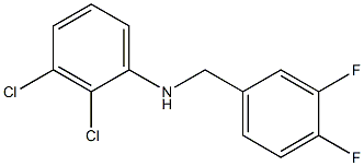 2,3-dichloro-N-[(3,4-difluorophenyl)methyl]aniline Struktur