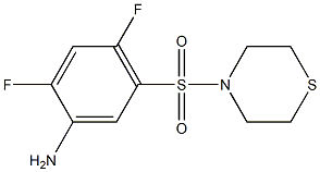  2,4-difluoro-5-(thiomorpholine-4-sulfonyl)aniline