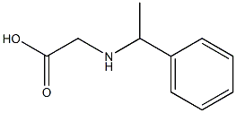 2-[(1-phenylethyl)amino]acetic acid Structure