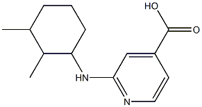  2-[(2,3-dimethylcyclohexyl)amino]pyridine-4-carboxylic acid