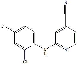 2-[(2,4-dichlorophenyl)amino]pyridine-4-carbonitrile
