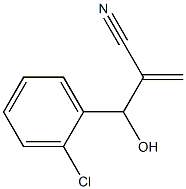 2-[(2-chlorophenyl)(hydroxy)methyl]prop-2-enenitrile Structure