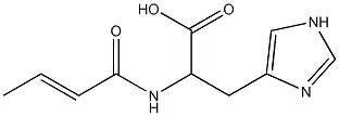 2-[(2E)-but-2-enoylamino]-3-(1H-imidazol-4-yl)propanoic acid