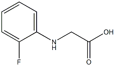 2-[(2-fluorophenyl)amino]acetic acid Structure