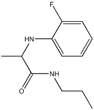 2-[(2-fluorophenyl)amino]-N-propylpropanamide