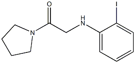 2-[(2-iodophenyl)amino]-1-(pyrrolidin-1-yl)ethan-1-one Structure