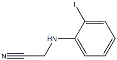 2-[(2-iodophenyl)amino]acetonitrile Structure