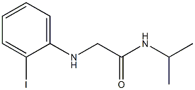 2-[(2-iodophenyl)amino]-N-(propan-2-yl)acetamide Struktur