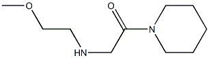 2-[(2-methoxyethyl)amino]-1-(piperidin-1-yl)ethan-1-one Structure