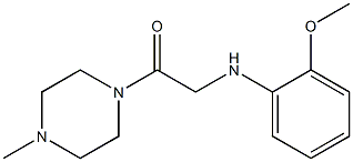 2-[(2-methoxyphenyl)amino]-1-(4-methylpiperazin-1-yl)ethan-1-one