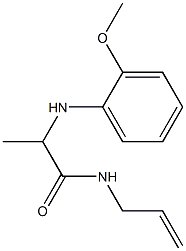 2-[(2-methoxyphenyl)amino]-N-(prop-2-en-1-yl)propanamide Structure