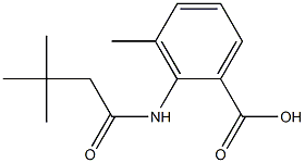  2-[(3,3-dimethylbutanoyl)amino]-3-methylbenzoic acid