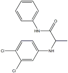  2-[(3,4-dichlorophenyl)amino]-N-phenylpropanamide