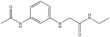 2-[(3-acetamidophenyl)amino]-N-ethylacetamide