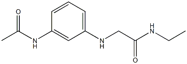  2-[(3-acetamidophenyl)amino]-N-ethylacetamide