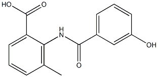 2-[(3-hydroxybenzoyl)amino]-3-methylbenzoic acid