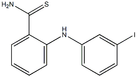 2-[(3-iodophenyl)amino]benzene-1-carbothioamide Struktur