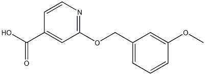 2-[(3-methoxyphenyl)methoxy]pyridine-4-carboxylic acid