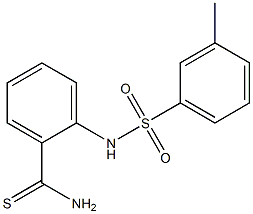 2-[(3-methylbenzene)sulfonamido]benzene-1-carbothioamide Structure