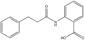 2-[(3-phenylpropanoyl)amino]benzoic acid Struktur