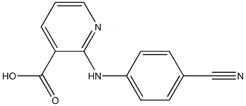  2-[(4-cyanophenyl)amino]pyridine-3-carboxylic acid