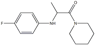 2-[(4-fluorophenyl)amino]-1-(piperidin-1-yl)propan-1-one