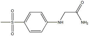 2-[(4-methanesulfonylphenyl)amino]acetamide Struktur