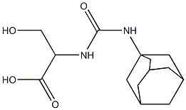  2-[(adamantan-1-ylcarbamoyl)amino]-3-hydroxypropanoic acid