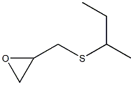 2-[(butan-2-ylsulfanyl)methyl]oxirane Structure