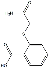 2-[(carbamoylmethyl)sulfanyl]benzoic acid Struktur