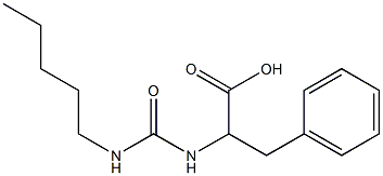 2-[(pentylcarbamoyl)amino]-3-phenylpropanoic acid