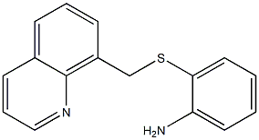 2-[(quinolin-8-ylmethyl)sulfanyl]aniline Structure